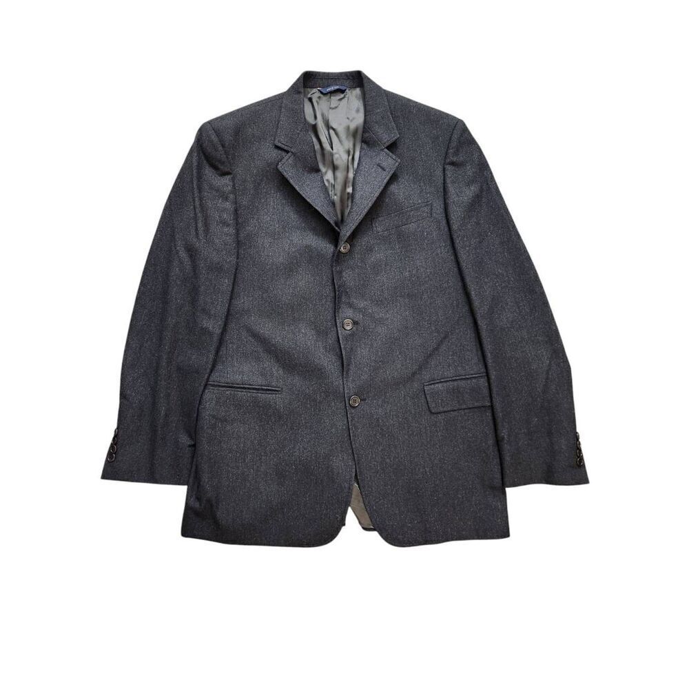 Brooks Brothers Madison men Wool Blazer 44L 3 button single vent MADE IN ITALY